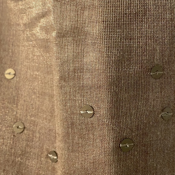 Jennifer Lopez NWT  bronze sequin skirt 8 - Picture 3 of 10